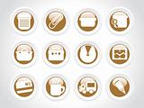 vector web 2.0 style shiny icons, rounded series set 2