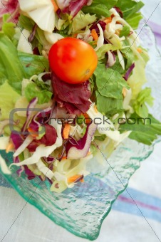 mixed salad background