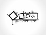 vector frames with elements, illustration 