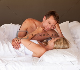 Young couple relaxing 