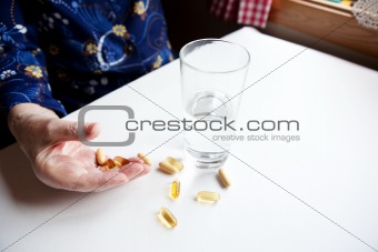 Old Hand with Pills