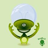 Monsters - Hypnotic Green Alien