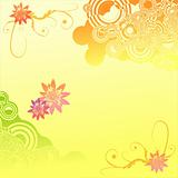Abstract beauty letter background