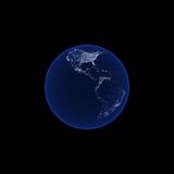 Earth at Night Series-South and North America