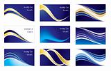 Colored cards abstract background sample