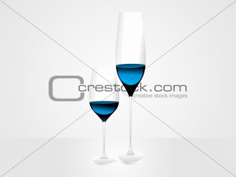 illustration; alcoholic cocktail set2