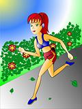 running girl