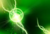 An abstract background is in green-black tones Abstract backgrou