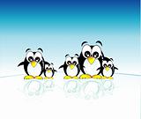 Penguins family