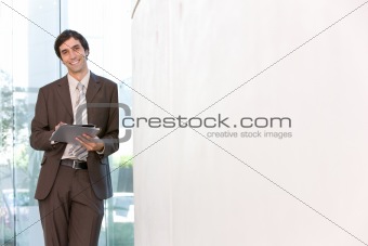 portrait of young confident business man