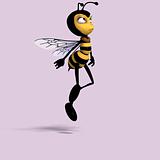 Cute Cartoon Honey Bee