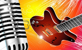 Guitar and Microphone