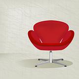 Red Retro 50s Chair