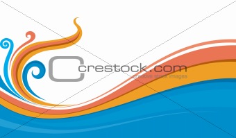 abstract wave  background