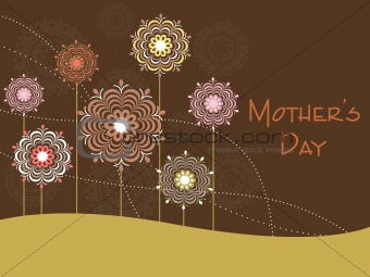 mother day background with flower