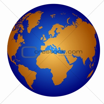 globe blue and orange series