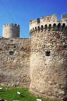 Tower of stone fortress  in Belgrade