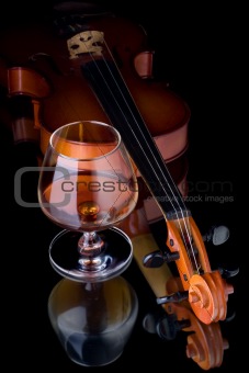 Cognac and violin