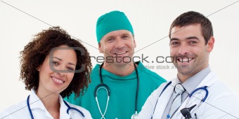 Team of Doctors Smiling at camera