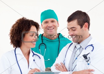 Team of Doctors Working Together