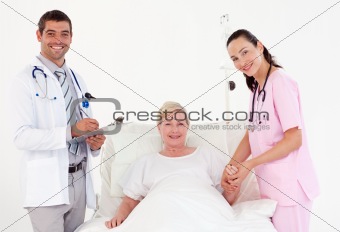 Patient Recovering in a hospital 