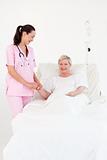 Nurse with an elderly Patient