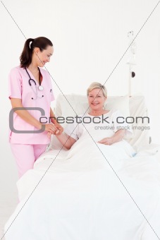 Nurse with an elderly Patient