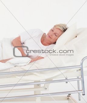 Senior Patient in bed