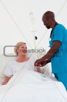 Doctor with an elderly Patient