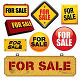 For Sale signs