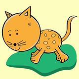 Cat Cartoon Character