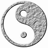3D Stone Tao Symbol