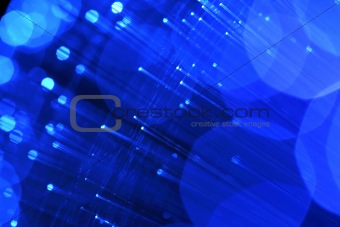 Abstract blue  light source