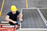 Solar Panel Repair with Copyspace