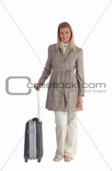 Businesswoman on her travels
