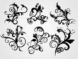 illustration swirl design tattoos
