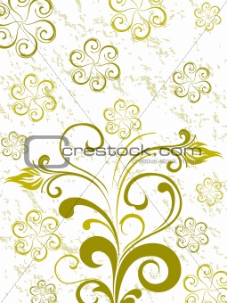 green floral, texture background