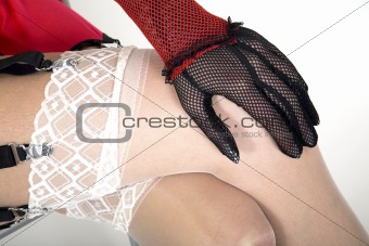 Legs and gloves
