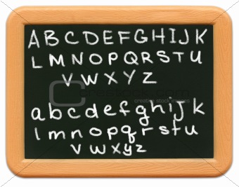 Child's Mini Chalkboard - A to Z