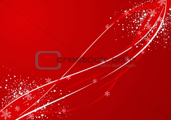 Red Christmas background illustration