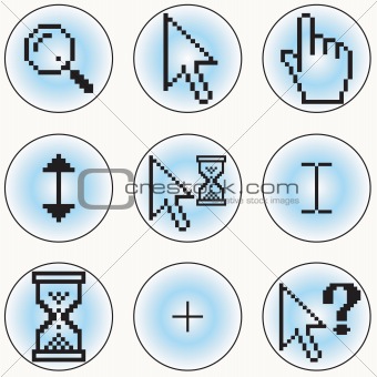 Image 186906: Computer cursor icons from Crestock Stock Photos