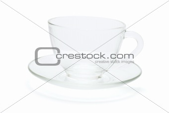 Empty Cup and saucer