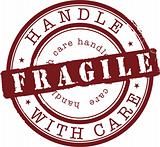 fragile stamp