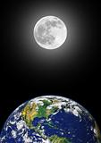 Earth and Moon Beauty