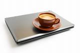 Coffee cup & laptop