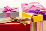 Various gift boxes