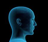 3d human profile from a binary code