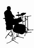 Drummer at a concert