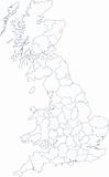 Map of mainland uk