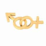 Gold linked sex symbols.